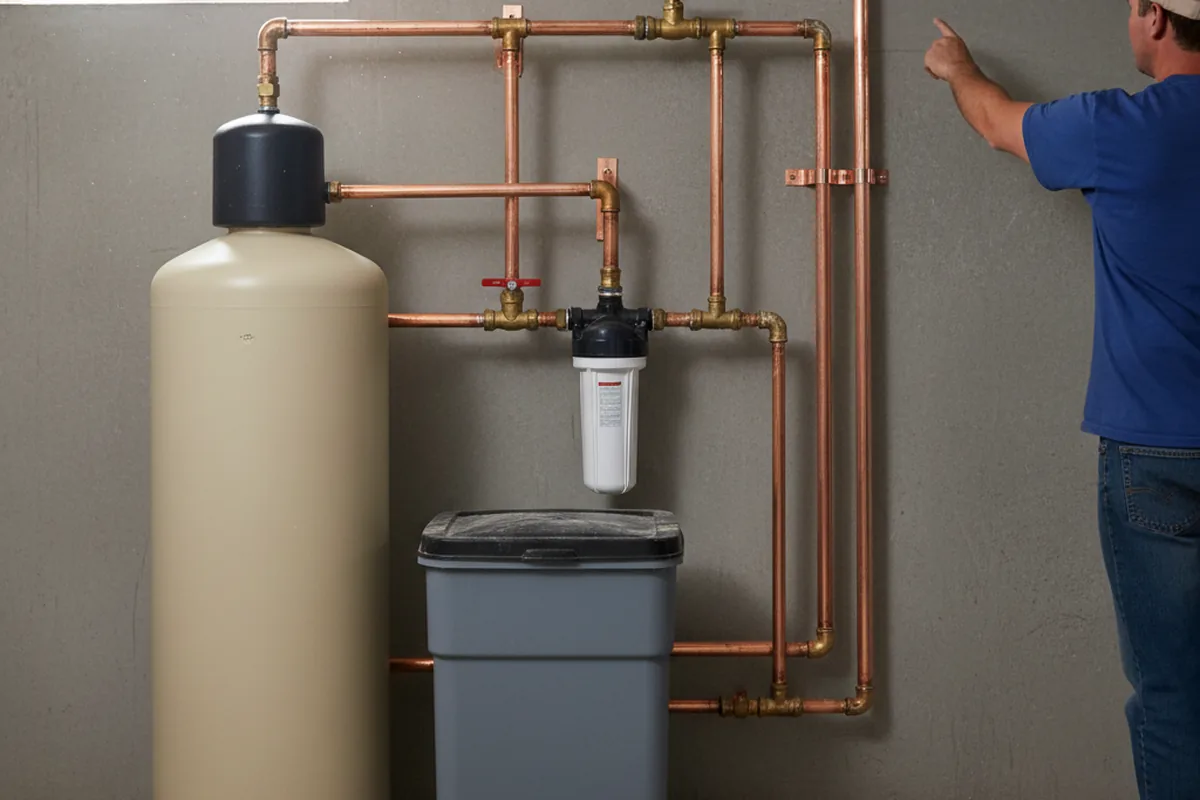 Whole-house water treatment system installed in Foster